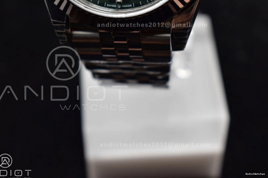 641 on Bracelet Fluted Green Steel VSF Textured DateJust Refined 1:1 126334 904L Edition Jubilee Dial Best VS 41 Bezel 0805